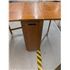 Image 6 : Mid Century Modern Drop Leaf Hide A Way Table on Wheels