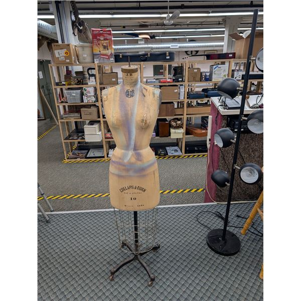 Vintage Antique Collapsible A Form Seamstress Stand Model 1956