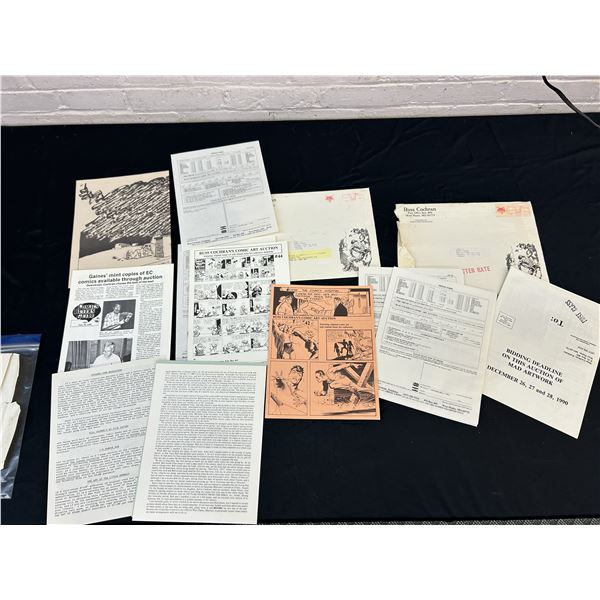 Russ Cochran EC Comics Art Auction Solicitation & Catalogs 1991 Lot of 3 Mailers.