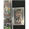 Image 4 : NFL Football 5 Card Graded GMA 10 Lot Bowman Chrome Xfractor /250 Dallas Clark Matt Forte Carson Pal