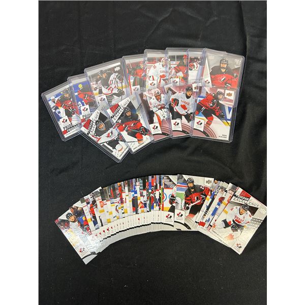 Canada World Juniors 2025  Cards lot ft. Rose Parallels, Built for Success, Pride of the Program
