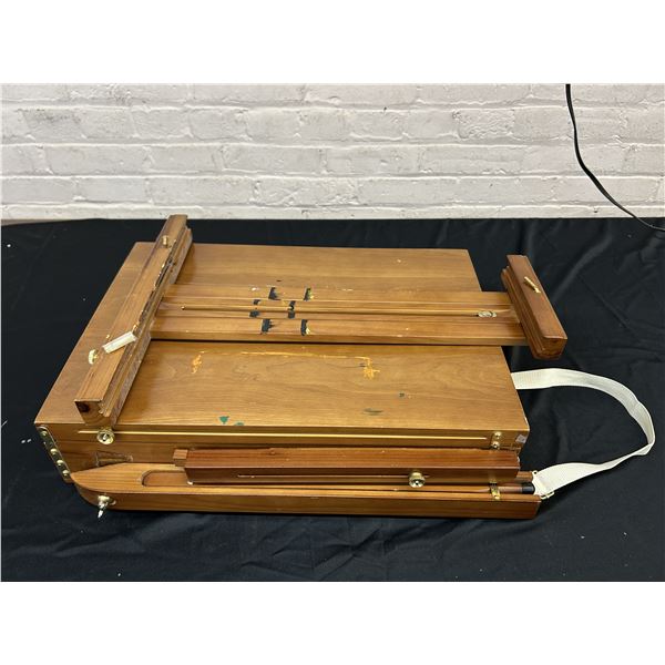 Wooden Artist Easel Portable, Foldable with Storage.