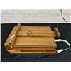 Image 1 : Wooden Artist Easel Portable, Foldable with Storage.