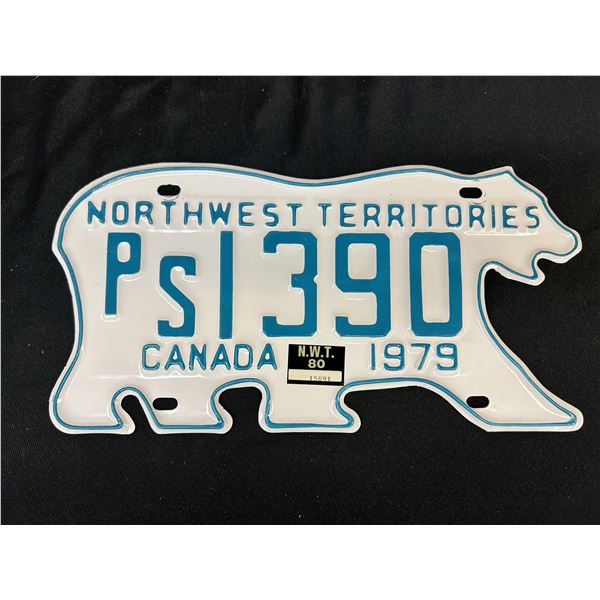 Vintage Northwest Territories 1979 License Plate