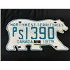 Image 1 : Vintage Northwest Territories 1979 License Plate