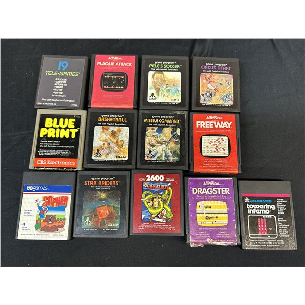 Lot of 13 Atari Games