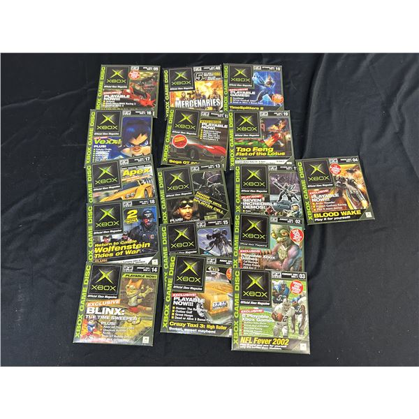 Lot of 16 Xbox Original Video Game DEMO Disks
