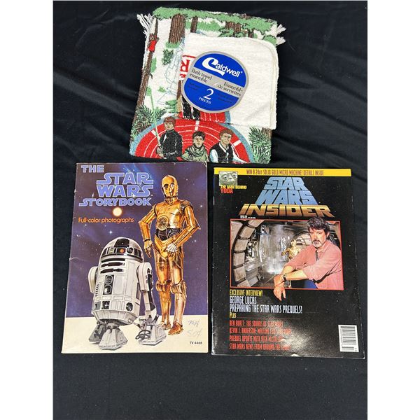 Star Wars Storybook and Insider Book, Bath Towels Set