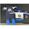 Image 1 : Lot of 2 Winnipeg Jets Toddler / Infant Onesie and Jersey