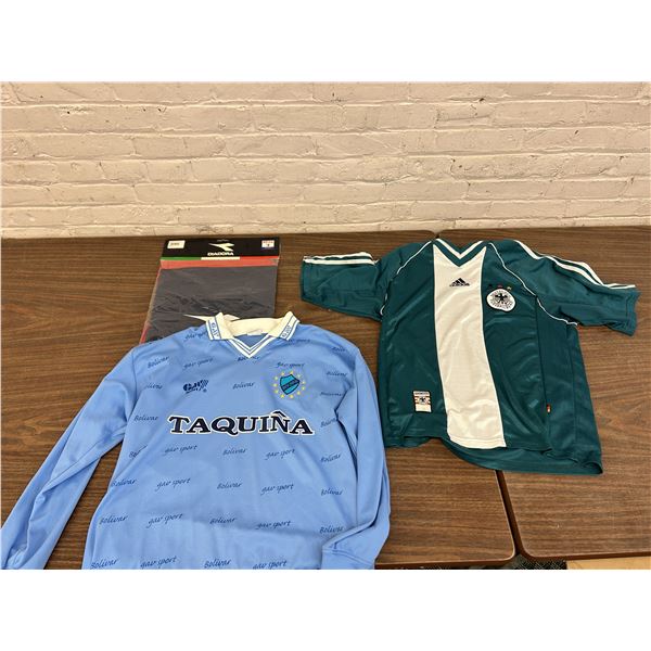European Football Jerseys and Bag