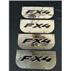 Image 1 : Lot of 4 Ford FX4 Cover Plates