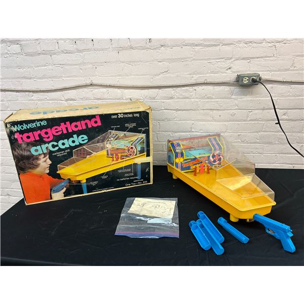 Wolverine Targetland Arcade with Box Tabletop Game One Toy No 205 Vintage