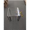 Image 1 : Set of 3 Chrome Frame Glass Top Nesting Tables
