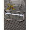 Image 4 : Set of 3 Chrome Frame Glass Top Nesting Tables
