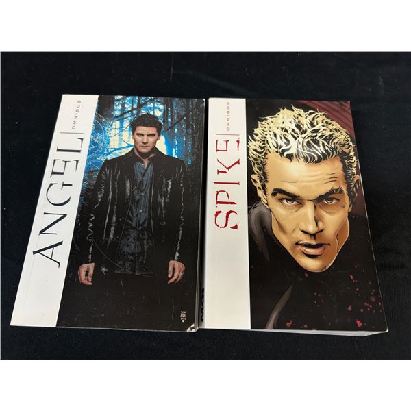 Lot of 2 Trade Paperback Graphic Novels Omnibus Spike and Angel Books