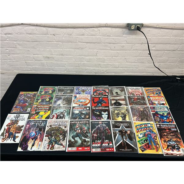Lot of 30 Captain America Marvel Comics