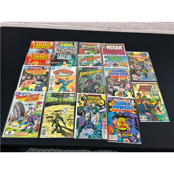 Lot of 18 DC Comics Kamandi, Green Lantern, Super Powers, etc