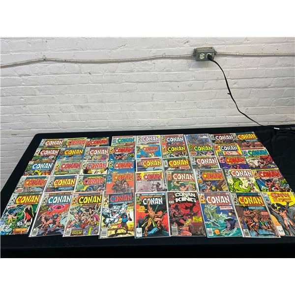 Lot of 44 Conan The Barbarian Vintage Comic Books