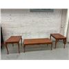 Image 1 : Vintage Wooden Coffee Table and Side Table Set