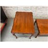 Image 3 : Vintage Wooden Coffee Table and Side Table Set
