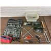 Image 1 : Lot of Assorted Hand Dools, Drill Bits, Sockets, etc