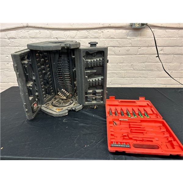 Pair of Tool Boxes Mostly Empty, Small Screwdrivers