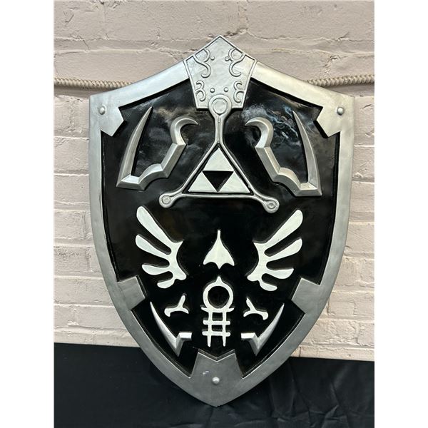 Resin The Legend of Zelda Black / Dark Link Shield 25" long