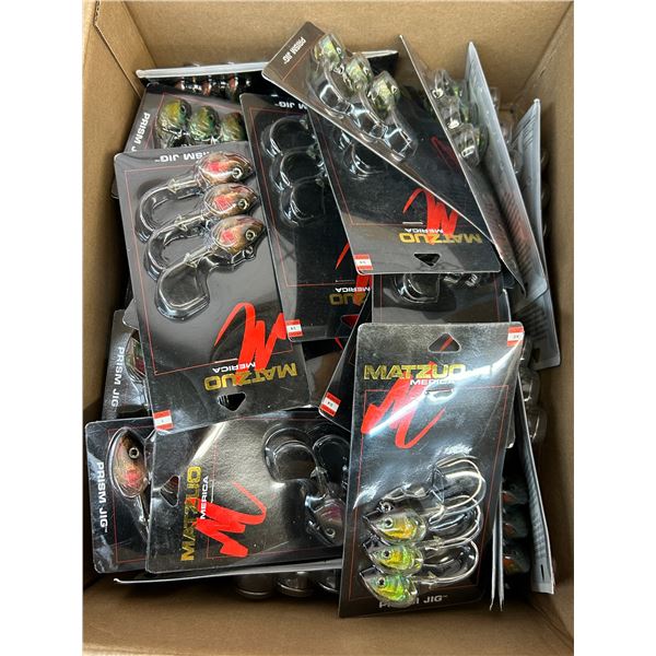 Large Box Full of Matzuo Fishing Lures Prism Jig NOS