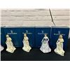 Image 3 : Lot of 6 Royal Doulton "Jessica" and "Morning Walk" Porcelain Figurines w boxes