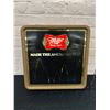 Image 1 : Miller High Life Made The American Way Light-Up Bar Sign Man Cave 15" x 15" *works