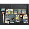 Image 1 : Lot of 23pcs Nintendo DS, 3DS, GBA and GB Color Games, Mario Kart Stylus