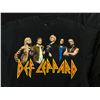 Image 2 : Lot of 2 Modern Def Leppard Size M and XL Tour Shirts Band Tees