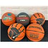 Image 2 : Lot of 5 Spalding Basketballs Shaquille O Neil