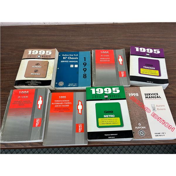Lot of 8 Automotive Autobody Shop Manuals Service Books 1990s