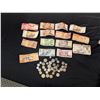 Image 1 : Lot of Foreign Money Paper and Coins India England Philippines Etc
