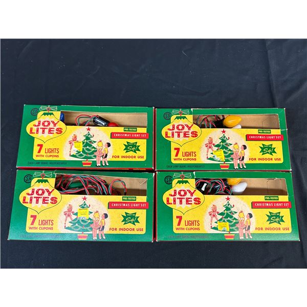 Lot of Joy Lites 7 Light Christmas Light Sets