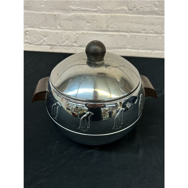 Chrome Penguin Cooler Canister