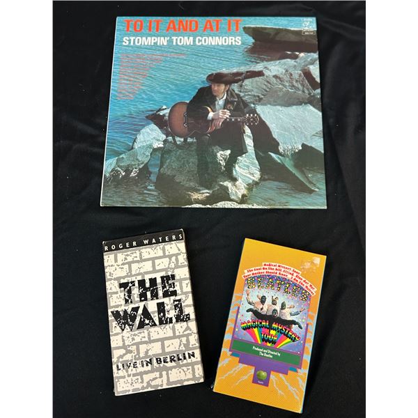 Lot of 3pcs VHS Tapes The Wall, Magical Mystery Tour and To It and At It
