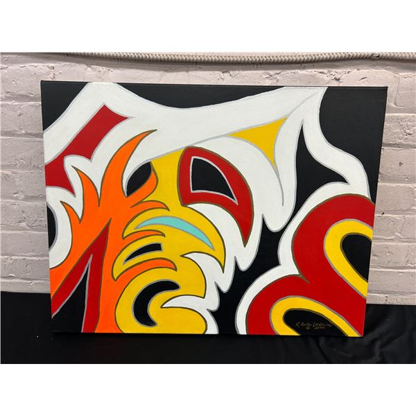 "The Escape of the Land" by Lillian Austin Original Canvas Painting 26" x 20"