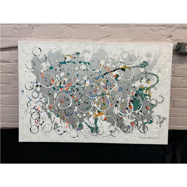 "Silver Giant" by Lillian Austin Original Canvas Painting