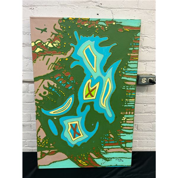 "Long Island Sound No 1" Lillian Austin Original Canvas Painting 2ft x 3ft