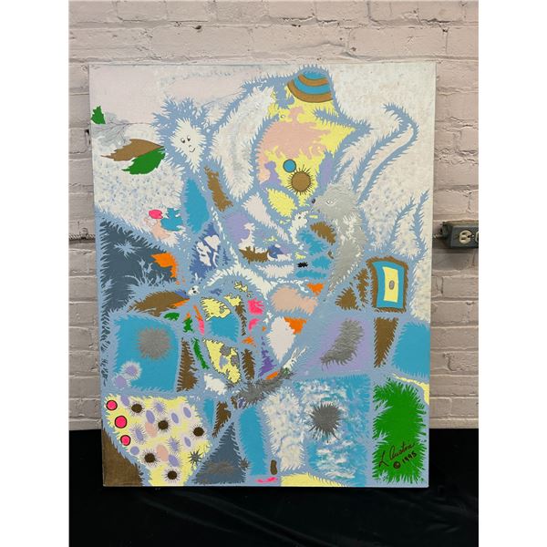 "Future Zones" by Lillian Austin Original Canvas Painting 30" x 38"