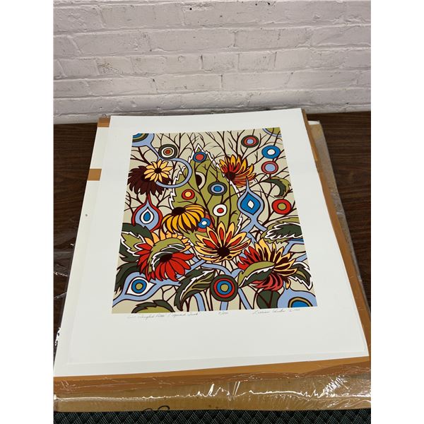 45+ Lithograph Art Prints by Lillian Austin (all the same) 26" x 31" on Textured Paper, 1 Signed
