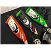 Image 2 : Lot of 3 RC Remote Control Racing Boats with Controllers, Batteries, FT009 x2, FT0012