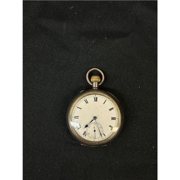 Vintage Antique Sterling Silver Pocket Watch *not running