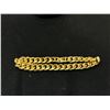 Image 6 : Gold Tone Heavy Link Cuban Bracelet approx 8.5" long
