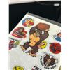 Image 2 : Sheet of Vintage Donkey Kong 1982 Nintendo Puffy Stickers