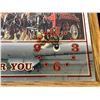 Image 2 : Mirrored Budweiser 12" x 24" Wall Clock