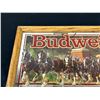 Image 4 : Mirrored Budweiser 12" x 24" Wall Clock