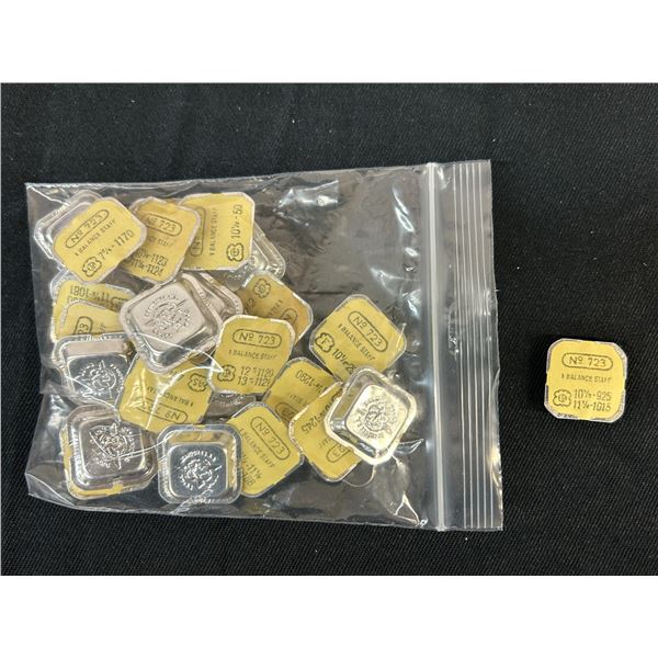 Small Bag of NOS Watch Parts Balance Staff No 723